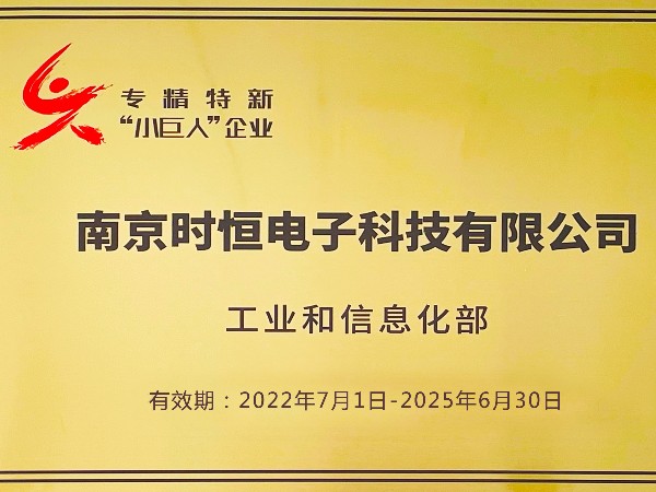 國家級專精特新小巨人企業(yè)